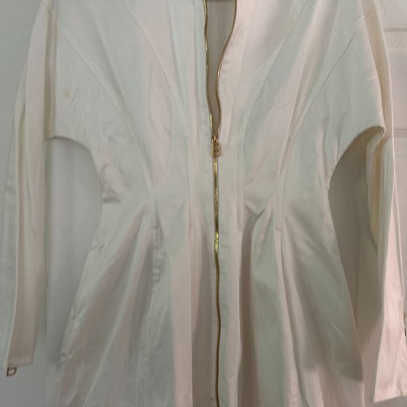 Brandon Maxwell White Dress - Size 2 - Picture 2 of 7